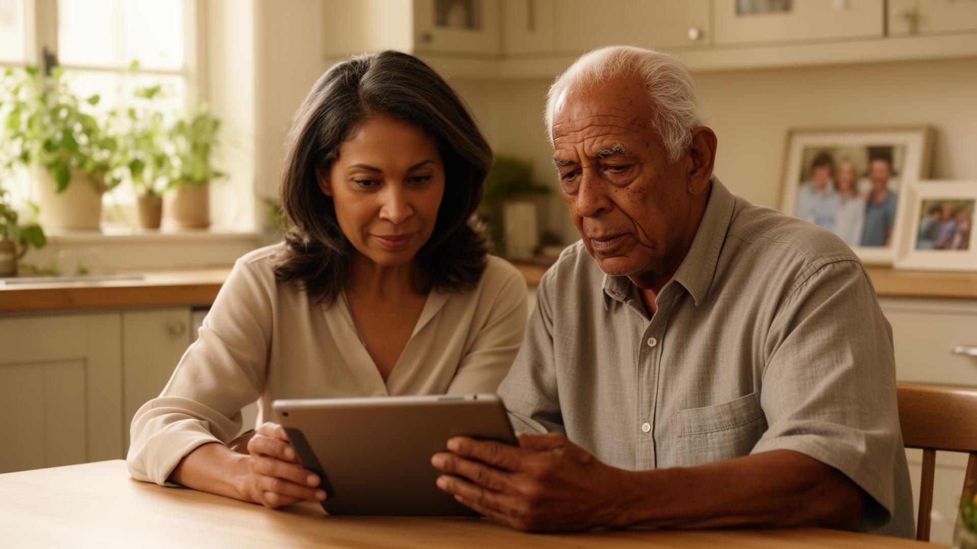 Caregiver and senior sharing trust through SilverGuard